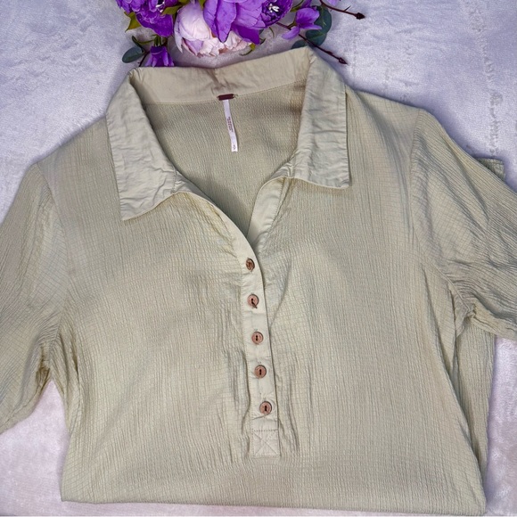 Free People Yellow Endless Summer Something Casual Mini Dress - Picture 11 of 16